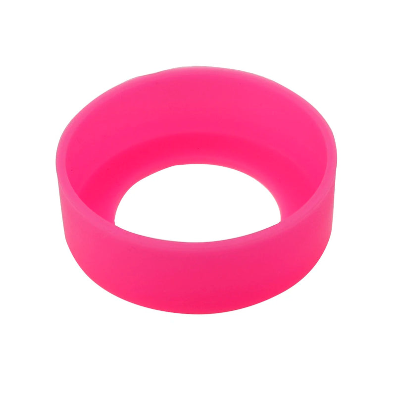 1Pc 6.5CM 28 Solid Color 13.5G Silicone Cup Bottom Cover Water Protective Support Anti Scald Round Odorless Fall Thermostability
