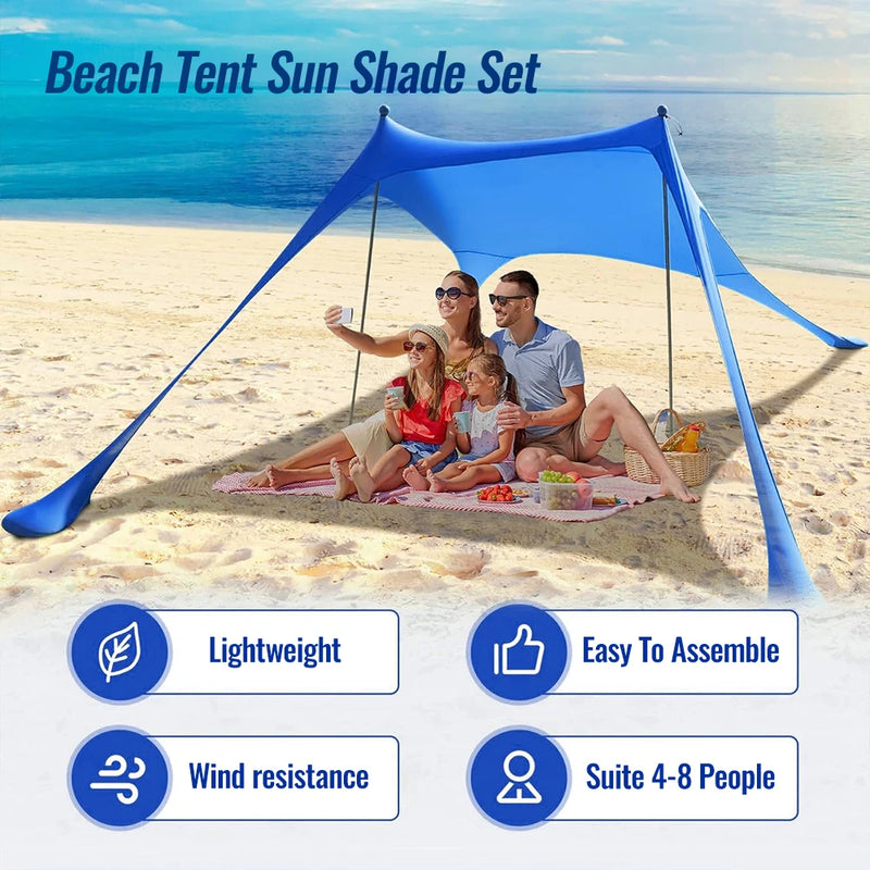 Hot Sell Portable Lycra Beach Canopy Tent UV Protection | SAMAG