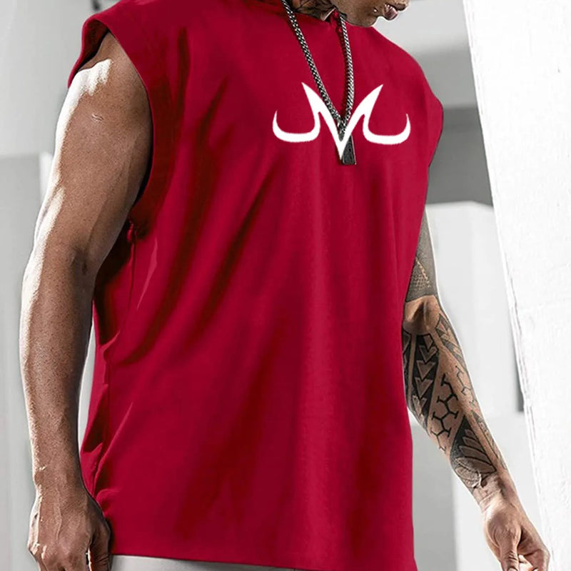 Quick-drying Bodybuilding Vest Men's Gym Bodybuilding Sleeveless Shirt Anime Zt Casual Vest Summer Training Clothing Cotton 2099