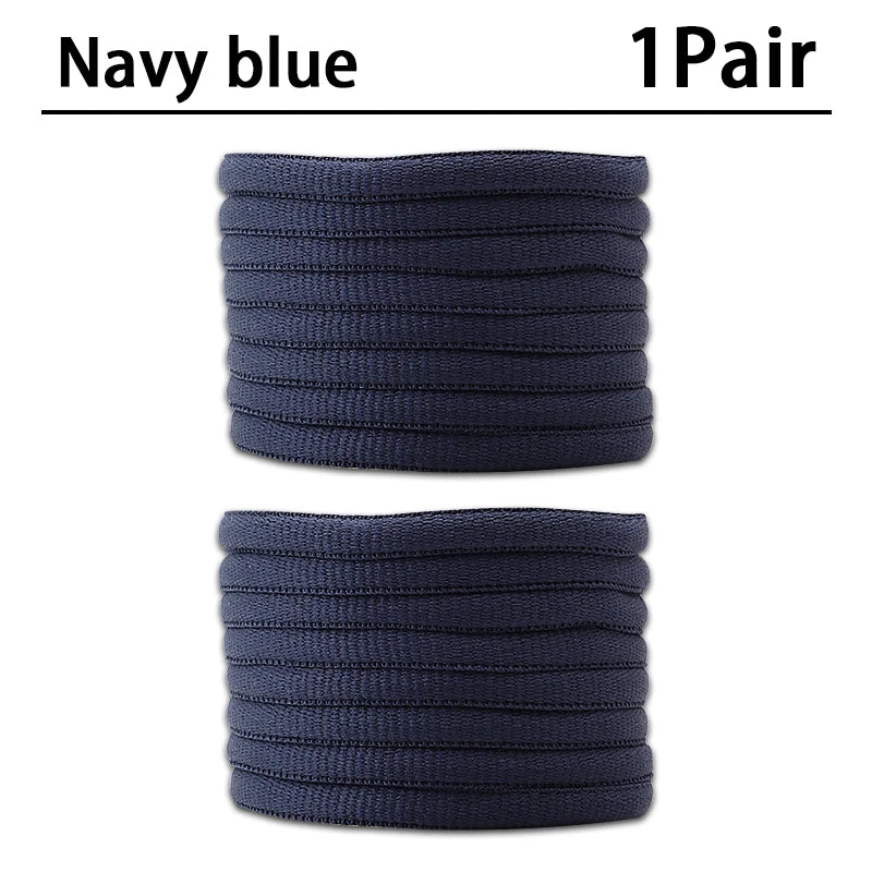 New Half Round High Quality Shoelaces 5mm Width Solid Color Shoelace Sneaker Classic Shoe Laces 1 Pair/3 Pair/5 Pair
