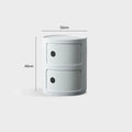 Round bedside table nordic plastic Bedside cabinet for bedroom small side end table nightstand Storage locker