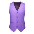 Vest Mens Fashion Casual High Quality Solid Color Slim Large Size Business Office Waistcoat Men Groom Wedding Dress Suit Vests
