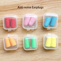 1Pair Noise Reduction Anti-noise Earplugs with Box Soundproof Waterproof Ear Plugs Sound Insulation Foam Sleeping Earplugs