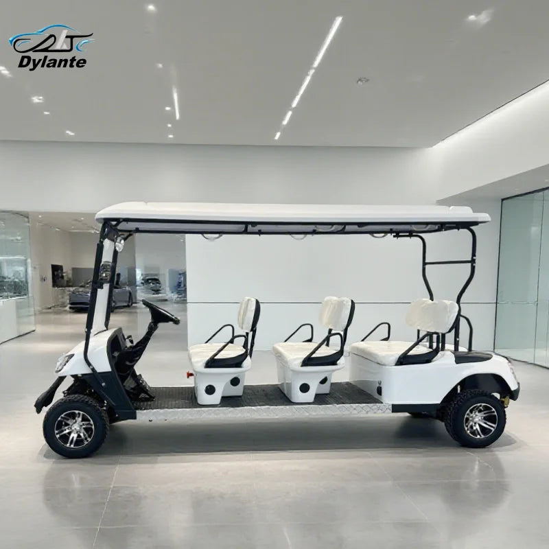 New Energy Vehicle Off-Road Utility Vehicle Mini Car Golf Cart 350cc Fuel Engine 4 6 Passengers Club Golf Cart