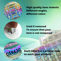 300/600/1200 pcs Security Seal Tamper Proof Stickers Holographic Warranty Void Laser Label with Serial Number Adhesive Labels