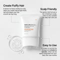 Fluffy Hair Serum With Built-In Brush Nourishing Scalp Hydrate Strengthening Volumizing Essence Korean Hair Care Scalp Massager
