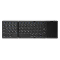 Pocket Portable Tri-folding Touchpad Foldable Keyboard Folding Wireless Keyboard for Tablets