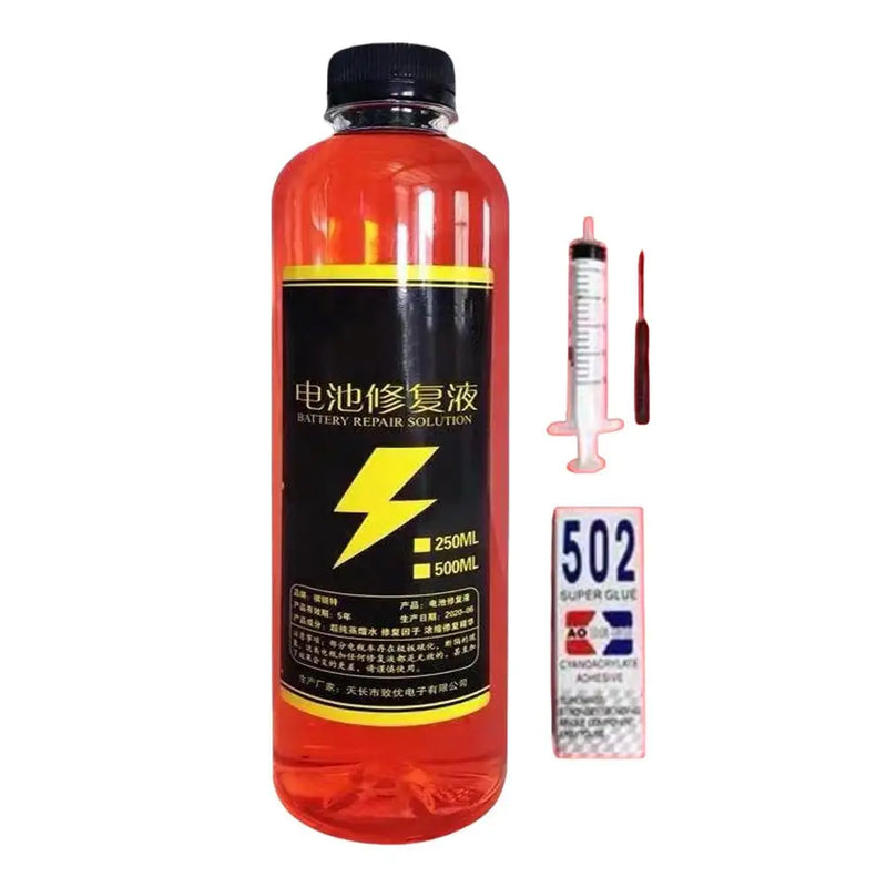 Electric Vehicle Battery Repair Fluid Activate Electric Car Battery Activity Increased Battery Life Reduce Electrocar Power Loss