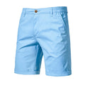 Summer Men's Shorts Solid Color Mid-Waist Elastic | SAMAG