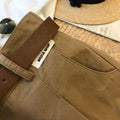 [Delivery Belt] Summer New Wide Leg Shorts Thin Cotton A-frame Shorts Office Ladies Classic Loose Casual Zipper Shorts for Women