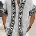 Summer Men's Shirt - 3D Printed Design Breathable | SAMAG
