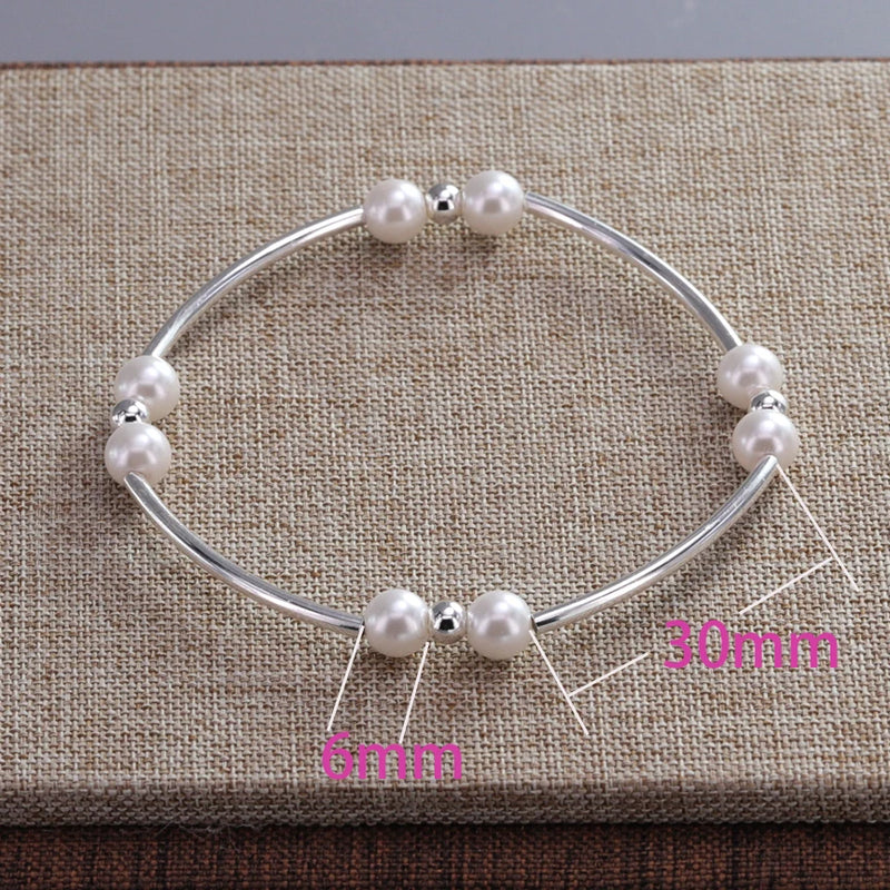 VENTFILLE 925 Sterling Silver Zircon Love Heart Bracelet | SAMAG