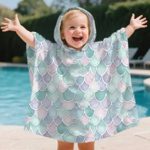 Cute Fashion Baby Beach Blanket Super Absorption Boy And Girl Bath Towel Breathable Newborn Wrap