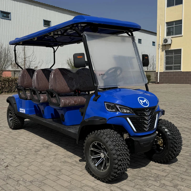 4 Wheel New Design Street Legal 4 Seater 72V Lithium Battery Golf Carts New Arrival Golf Carts 5KW AC Motor Electric Golf Carts