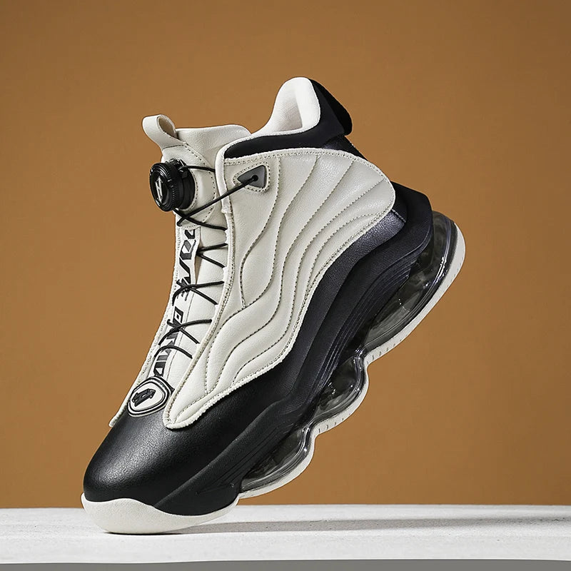 Men's Basketball Shoes Breathable Cushioning Non-Slip Wearable Runing Shoes Gym Training Athletic Basketball Sneakers for Women