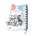 Cute Polka Dot Pet Vest Harness Bowknot Adjustable Pet Traction Rope with Collar Cat Traction Rope Cat