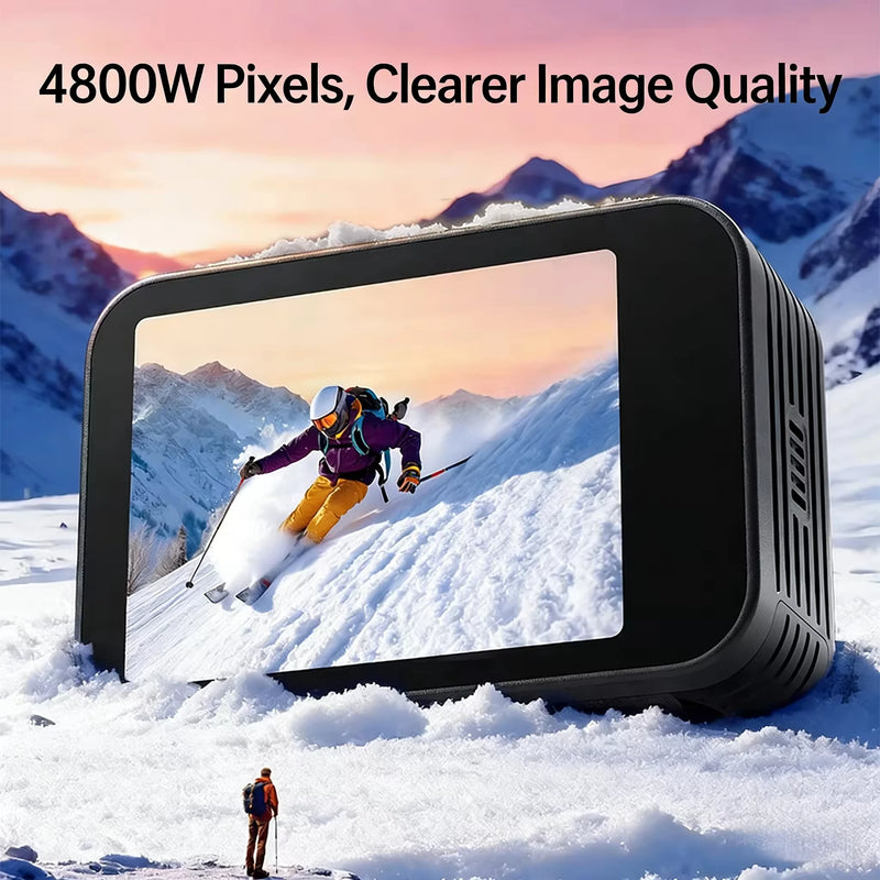 ANSVICAM 5K Bare-body Waterproof Action Camera 4K60fps Touch Dual Screen 6-Axis Anti Shake 170° Wide-angle WiFi Sports Cameras