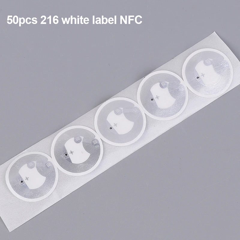 1/20/50Pcs 2.5cm NFC Labels Stickers Badges Label Sticker RFID Electronic Tag Rewritable Secret Key Sticker NFC Tags
