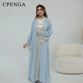 Luxury Floral Lace Abaya for Women Formal Wedding Evening | SAMAG