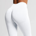 Seamless Fitness Pants Women's High Waist Yoga Leggings  High Stretchy Butt Lifting Breathable Sports Tights Women Gym Leggings