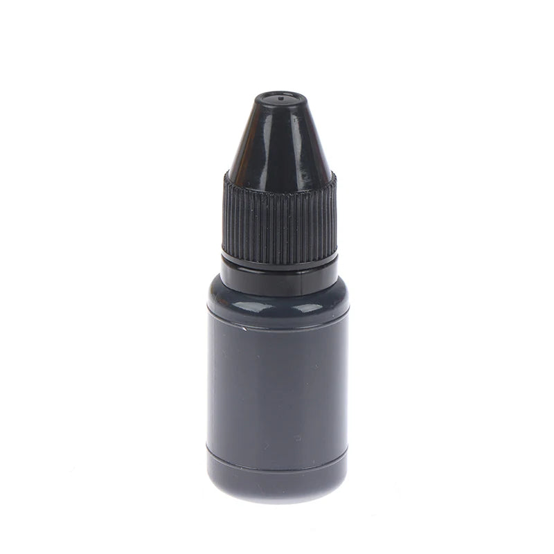 1pc 10ml Inkpad Flash Refill Fast Drying Stamping Ink Photosensitive Stamp Oil Gift Accessories