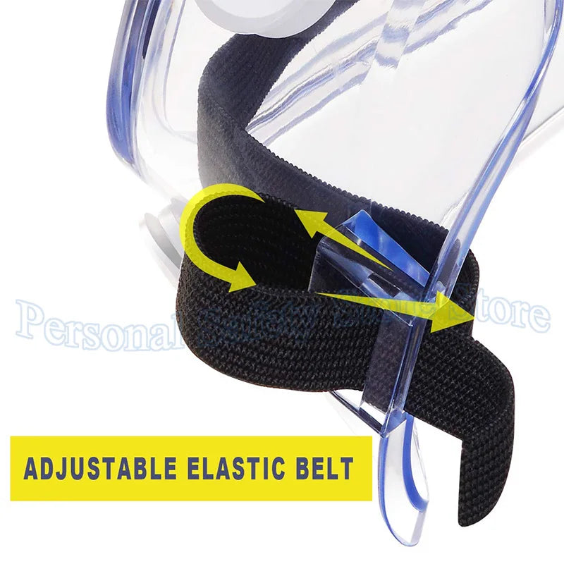 Safety Goggles Anti-Fog Fits Over Glasses Scratch | SAMAG