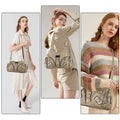 Angelkiss Women Handbags Rose Soft Tote Bag Small Top-handle Purse Fashion Satchel Multi-Pockets Shoulder Bag Hobos Phone Pack