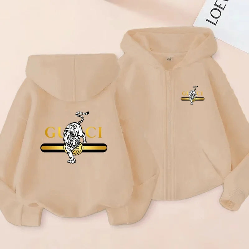 The Children's Zip - up Hooded Sweatshirt Jacke - View 16 | SAMAG