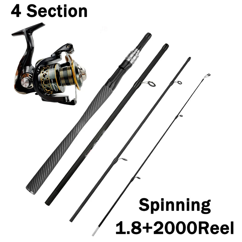 Sections Casting Spinning Fishing Set 1.8 - 2.1m Carbon - View 7 | SAMAG