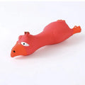 Cute Dog Squeak Toy Latex Chicken Shape Durable Chew for Small-Medium Breeds Interactive Pet Supplies