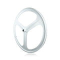 700C 3-Spoke One-Piece Wheelset Magnesium Alloy Road Bike Wheels for Fixed Gear Bicycle Front Rear Rim Bearing Hub Bicycle Parts