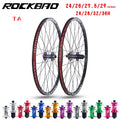 ROCKBAO Mountain Bike Wheelset 24/26/27.5/29 Inches Disc Brake Aluminum Alloy 4Bearings 7-12Speed Thru Axle MTB Bicycle Wheel