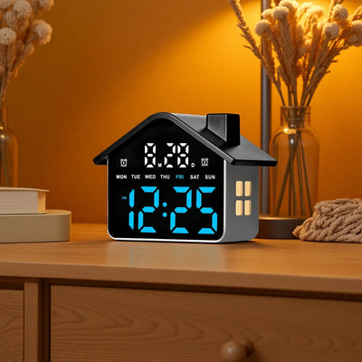 LED Digital Alarm Clock House Voice Control Date Week | SAMAG