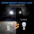 NAO P21W led BAY15D PY21W BA15S White 1300Lm Car LED Bulb P21/5W Turn Signal 1156 3030 1157 T20 W16W T15 W21/5W 7443 W21W 7440
