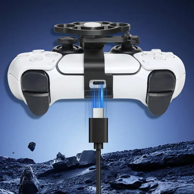 1Pcs Racing Games Steering Wheel Replacement Enhanced Gaming Mini Game Steering Wheel For PS5 Game Controller Accessories