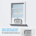 6000 BTU Smart Window AC with WiFi, Remote & App Control, Energy Saving & Timer, Custom