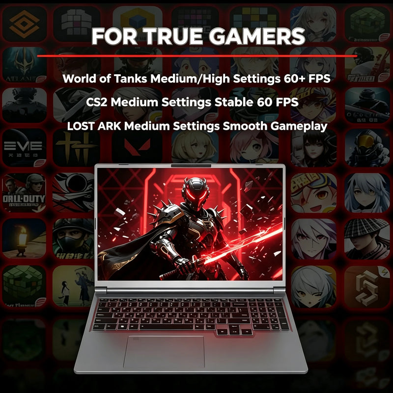 16 Inch Gaming Laptop Intel Core i7-6700HQ GTX 1060 6GB IPS 1920*1200 Notebook PC 16GB/32GB RAM 256GB-2TB SSD Windows 11 Pro