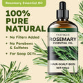 YUITIKUE Natural Rosemary Hair Care Oil, Moisturize Scalp, Strengthen Hair and Boost Hair Volume & Shine