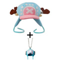 Anime Tony Tony Chopper Plush Hat Kawaii Cute Boy Girl Cosplay Blue Pink Soft Warm Hat Cartoon Chopper Accessories Props