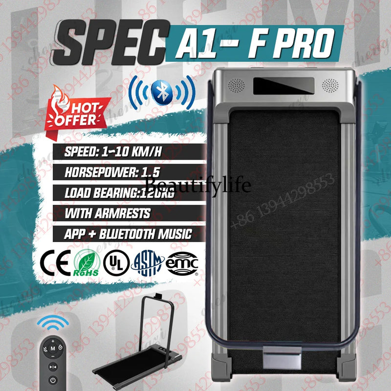 Household Flat Treadmill Indoor Mini Folding Silent | SAMAG