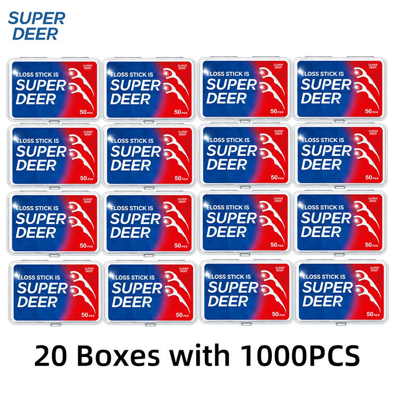 1/3/6/20 Box Portable Disposable Dental Floss Plastic Toothpick High-tension Dental Floss Stick Dental Floss Box ﻿Oral Care