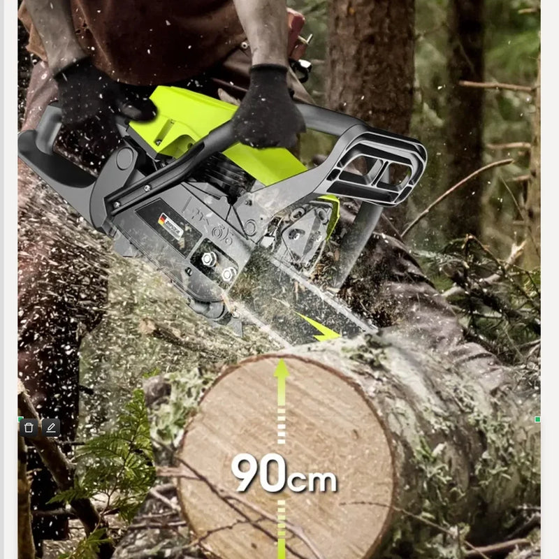 Original Four-stroke  Chain Saw for Woodcutting with Small Size and Electric Control QCL