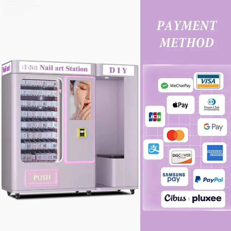 Custom Smartphone DIY Nail Printer Vending Machine with Portable Nail Printer Portable Nail Printer Vending Machine