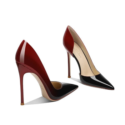 Fashion Gradient Color Side Empty High Heels Women's Thin | SAMAG