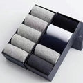 /Lot Men's Pure Cotton Socks Plus Size Solid Color Casual | SAMAG