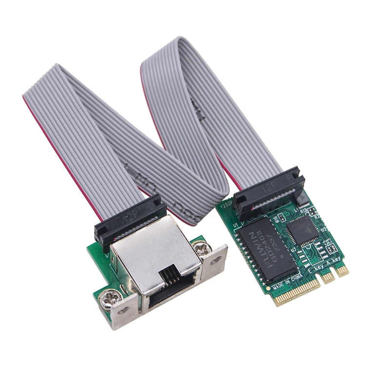 2.5Gb Network Adapter M.2 A+E/Mini PCIE to RJ45 COM Port RTL8125BG Chip 2.5G/1G/100Mbps Gigabit Ethernet - Visuel 7 | SAMAG