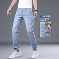 Jeans for Men's Classic Blue Slim Straight Light Brand | SAMAG