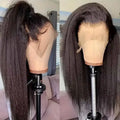 Yaki Straight Wigs Human Hair 13x4 13x6 HD Lace Frontal 100% Human Hair Wig For Women Kinky Straight Lace Front Wig 4x4 5x5 Wigs