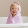 Elinfant 1PC Solid Color Absorbent Baby Hooded Towel 100% Cotton Bath Towel For Bathroom,Pool,Beach