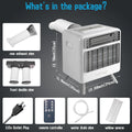 Portable Air Conditioner for Camping, 3300BTU, 436W AC Unit Fast Cooling Down to 60°F, Tent,3 Cooling Modes, 24 Hour Timer(Grey)